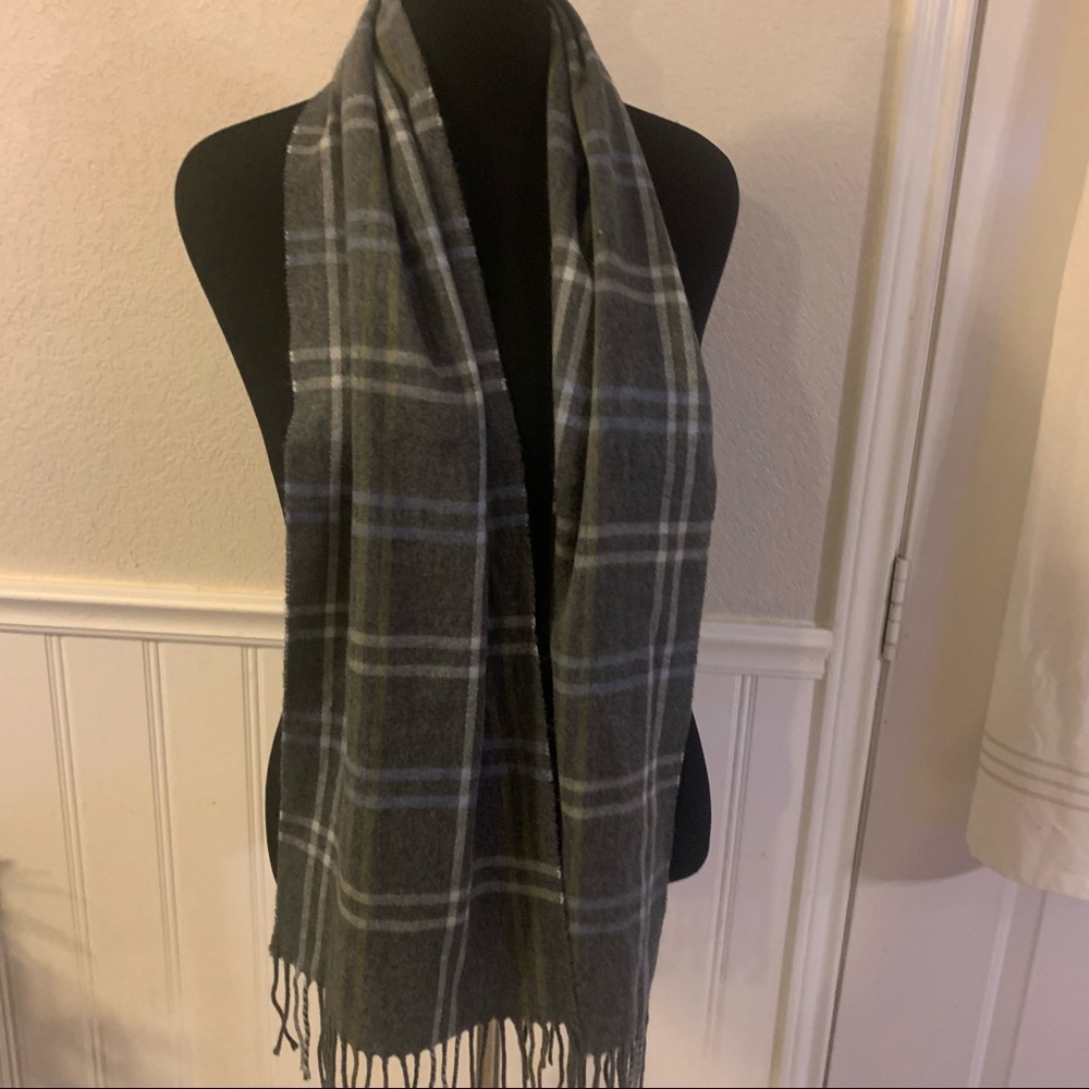 Cejon🧣 made in Italy, gray, white & yellow.